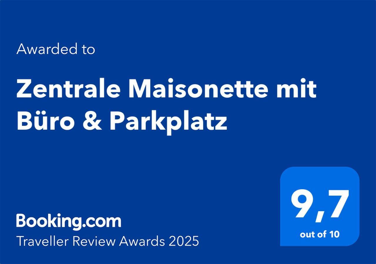 Zentrale Maisonette Mit Buero & Parkplatz Griesheim  Luaran gambar